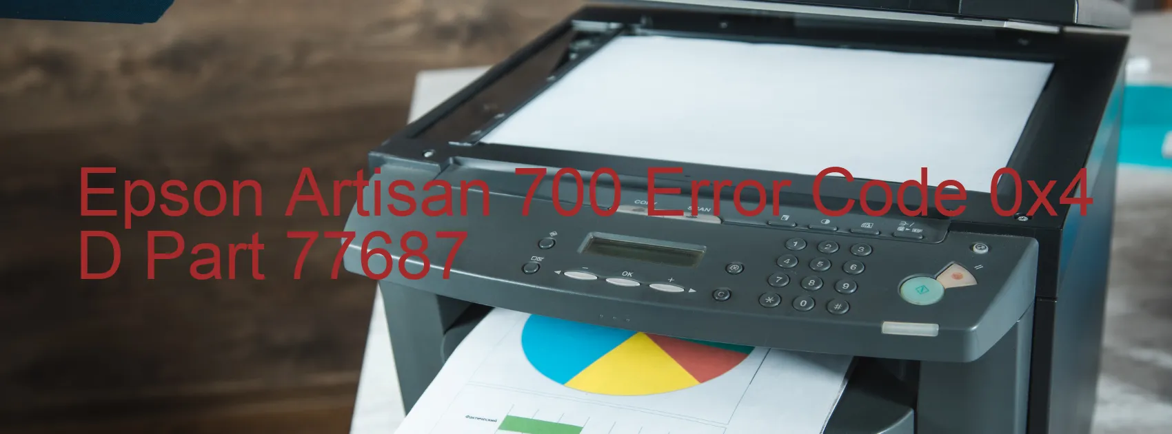 Epson Artisan 700 Código de error 0x4 D