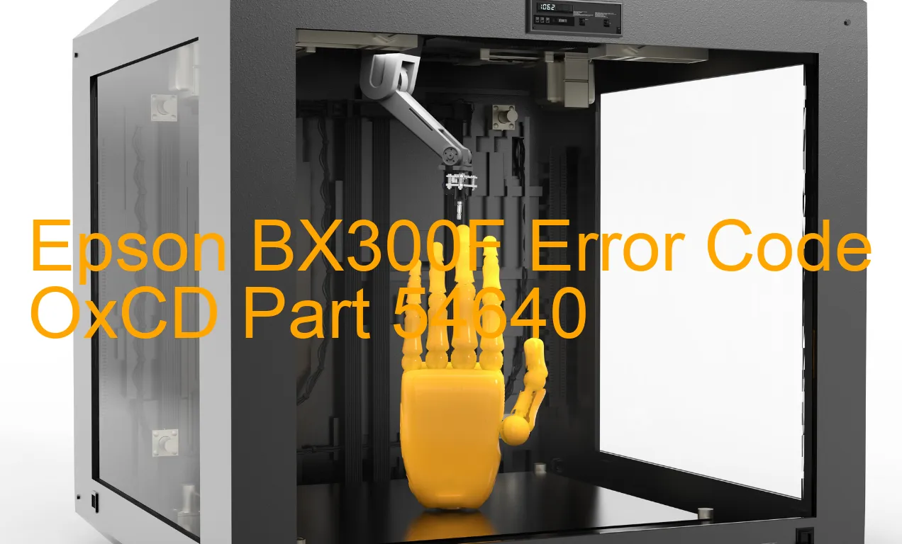 Epson BX300F Código de error OxCD