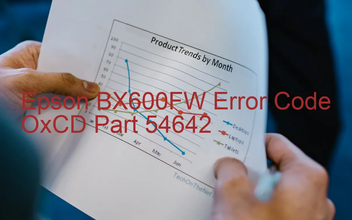 Epson BX600FW Código de error OxCD