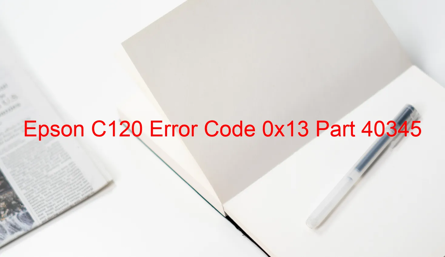 Epson C120 Código de error 0x13