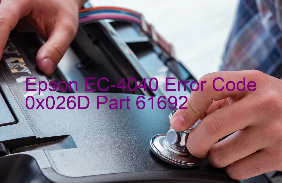 Epson EC-4040 Código de error 0x026D