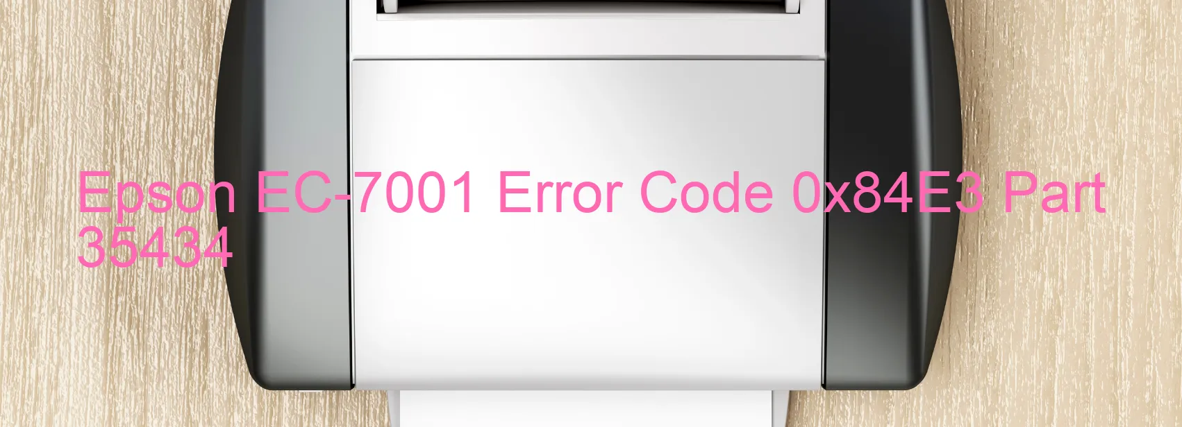 Epson EC-7001 Código de error 0x84E3