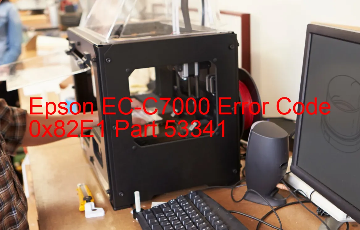 Epson EC-C7000 Código de error 0x82E1