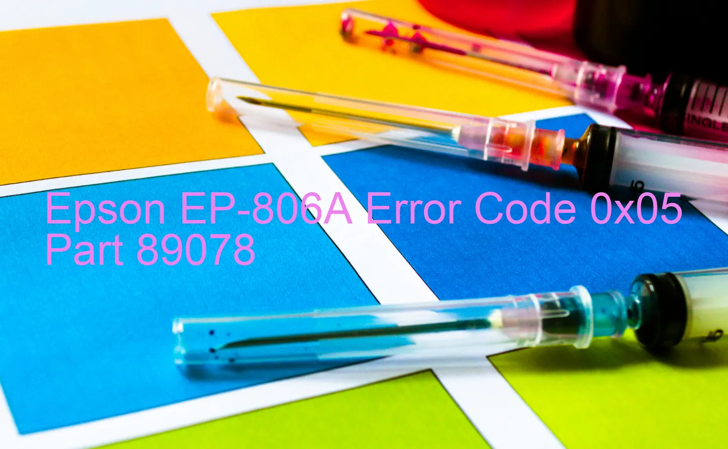 Epson EP-806A Código de error 0x05