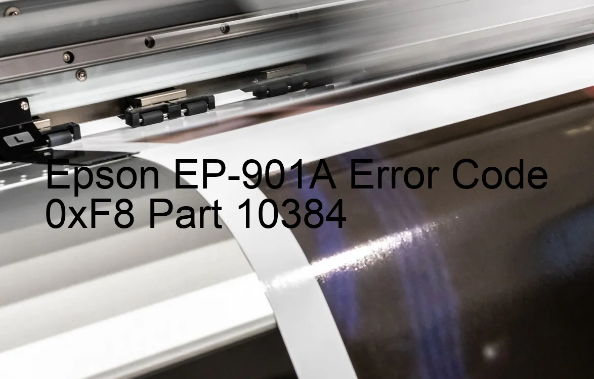 Epson EP-901A Código de error 0xF8