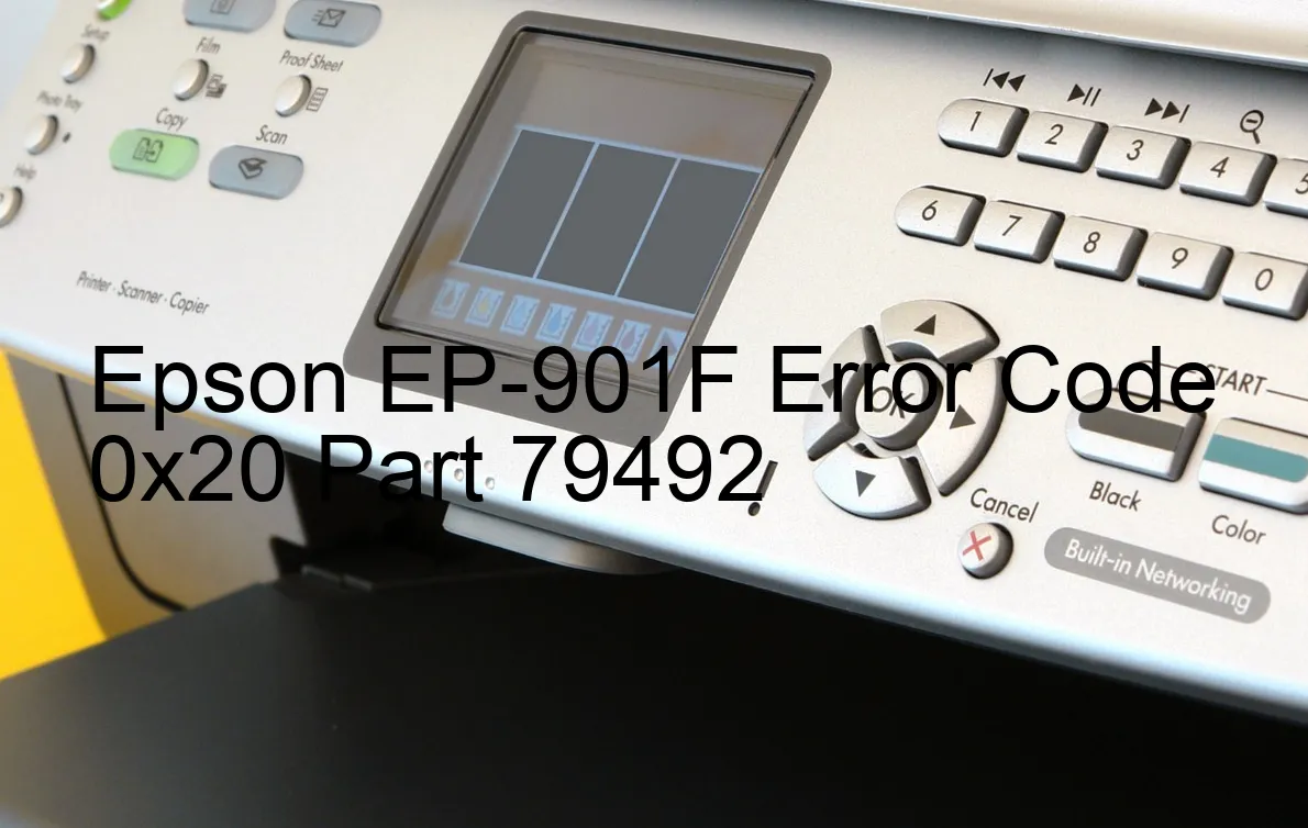 Epson EP-901F Código de error 0x20