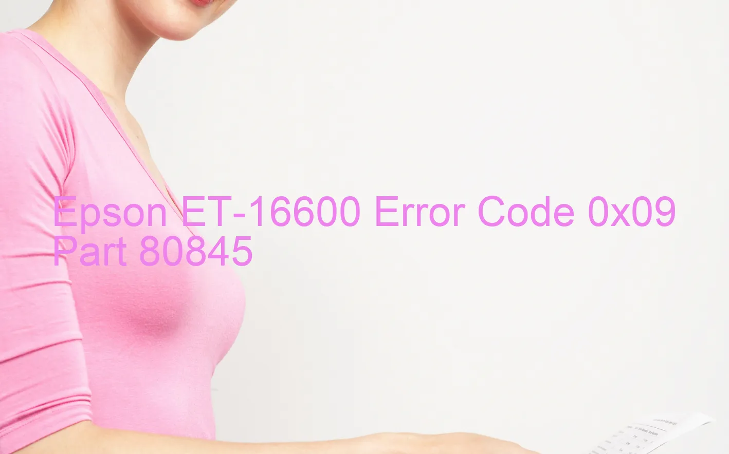 Epson ET-16600 Código de error 0x09