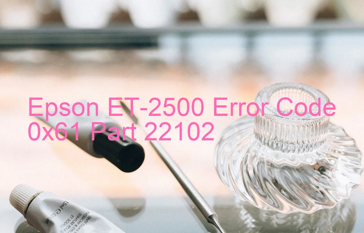 Epson ET-2500 Código de error 0x61