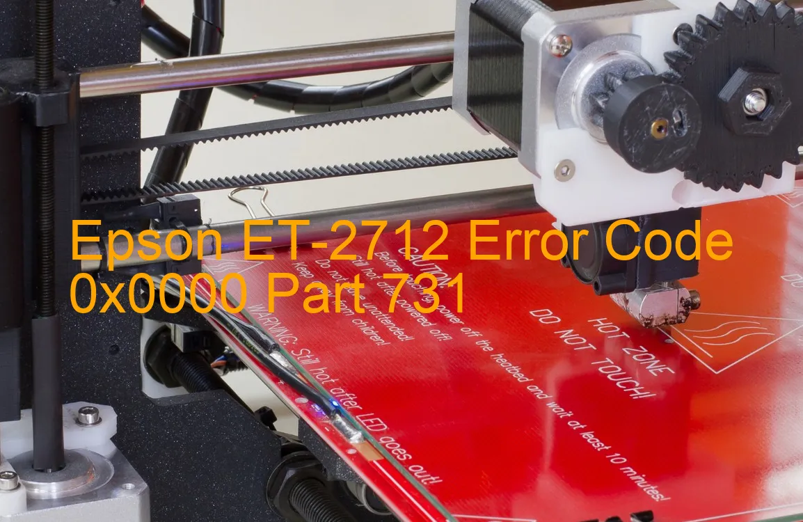 Epson ET-2712 Código de error 0x0000