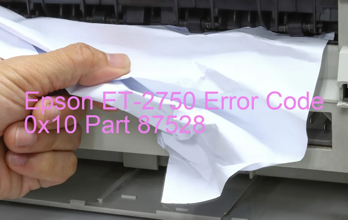 Epson ET-2750 Código de error 0x10