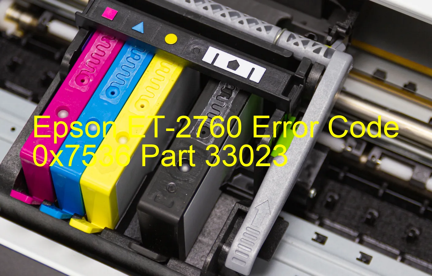 Epson ET-2760 Código de error 0x7536