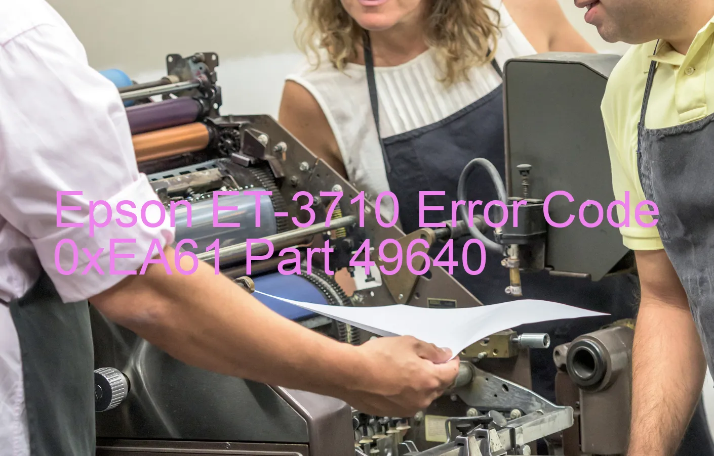 Epson ET-3710 Código de error 0xEA61