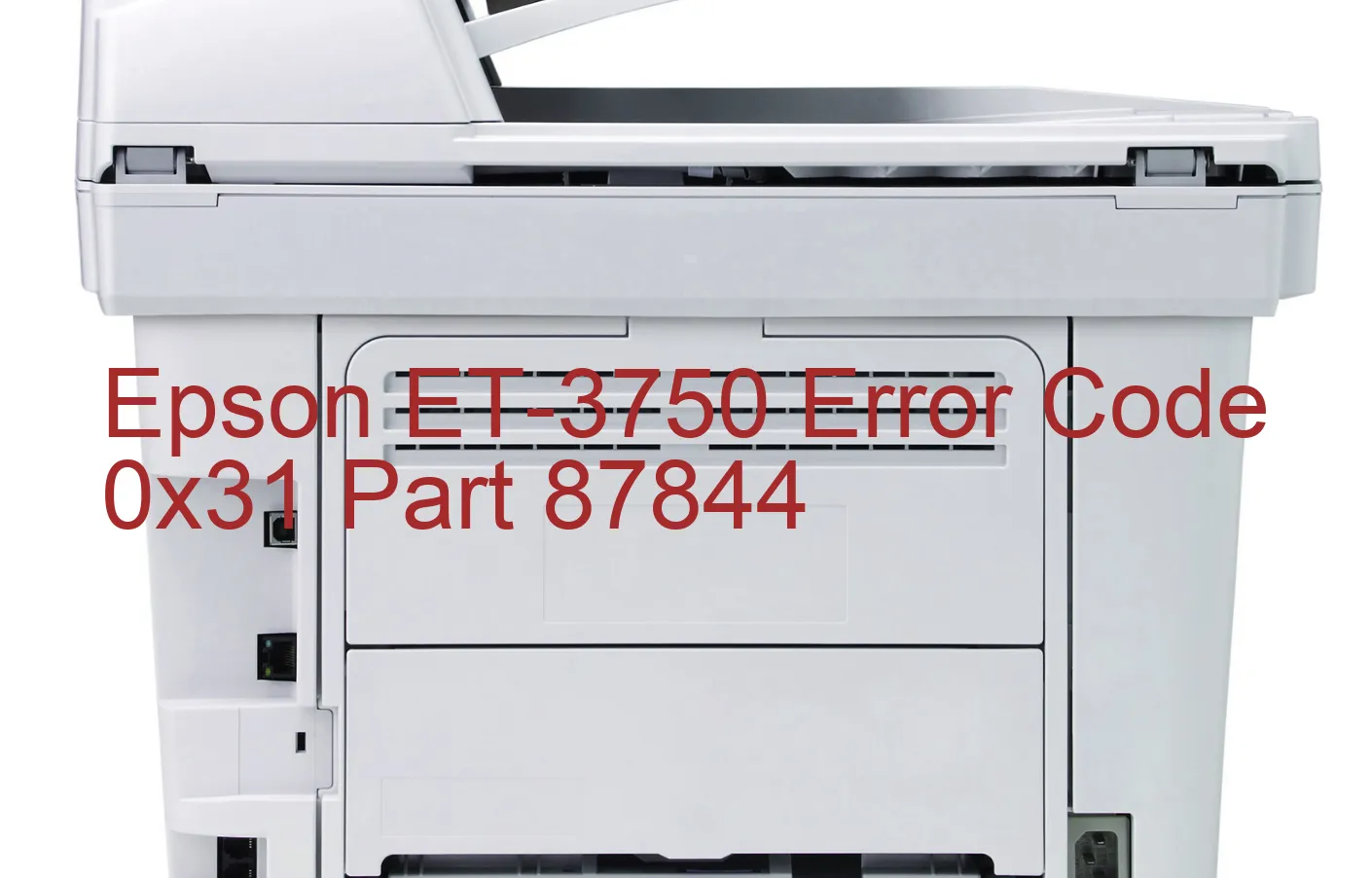 Epson ET-3750 Código de error 0x31