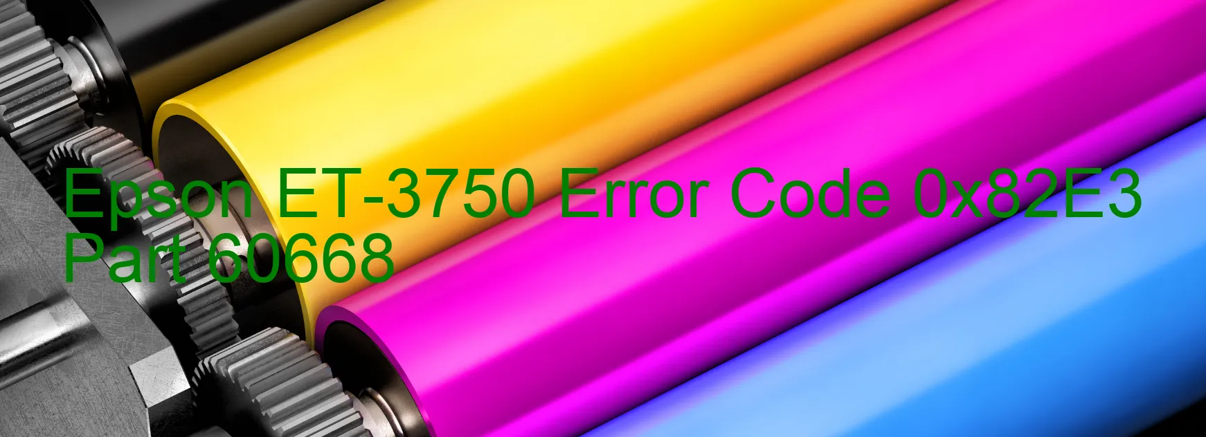 Epson ET-3750 Código de error 0x82E3