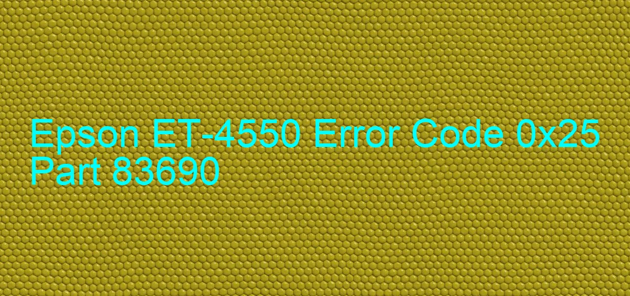 Epson ET-4550 Código de error 0x25