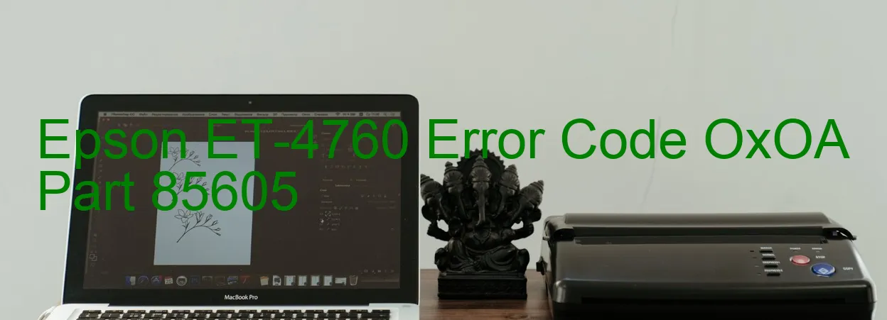 Epson ET-4760 Código de error OxOA