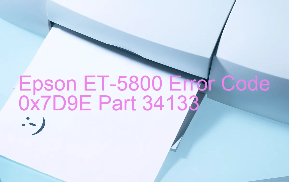 Epson ET-5800 Código de error 0x7D9E