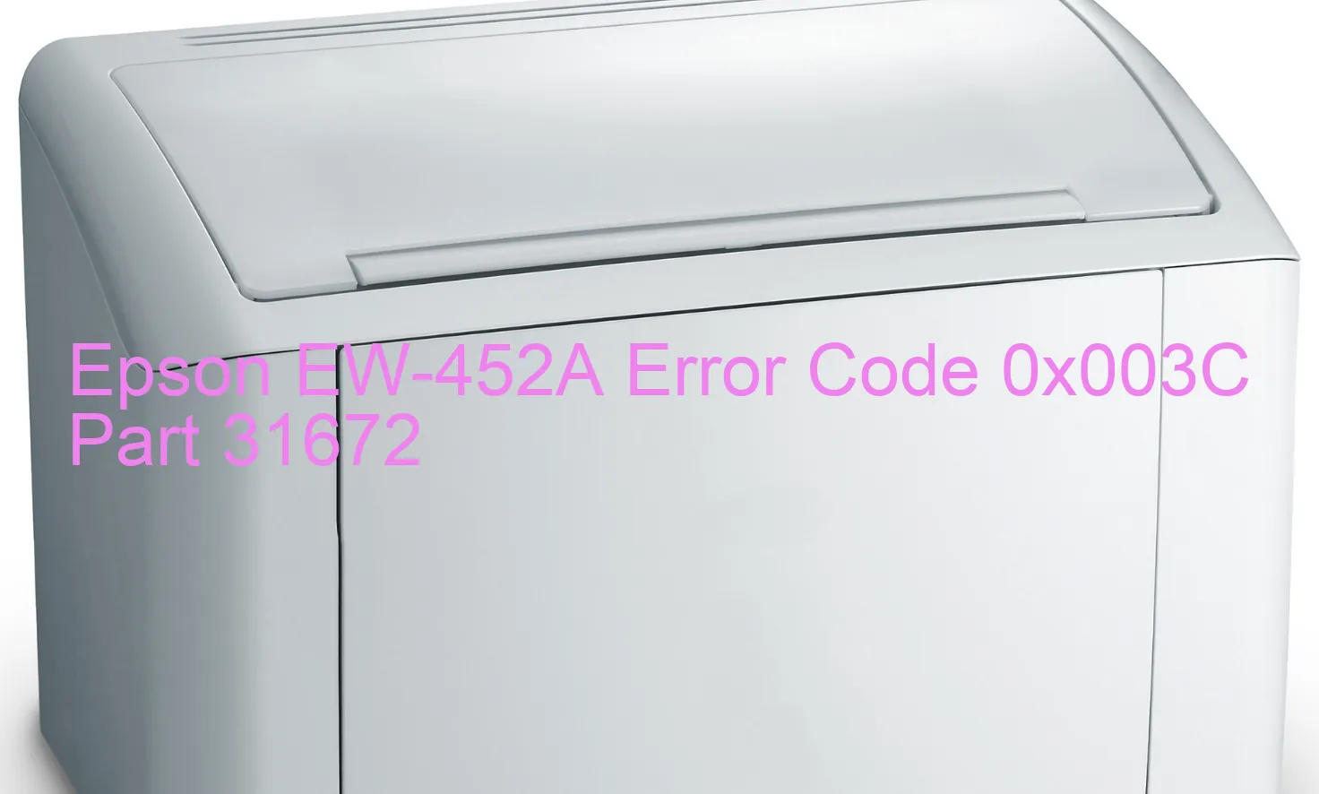 Epson EW-452A Código de error 0x003C