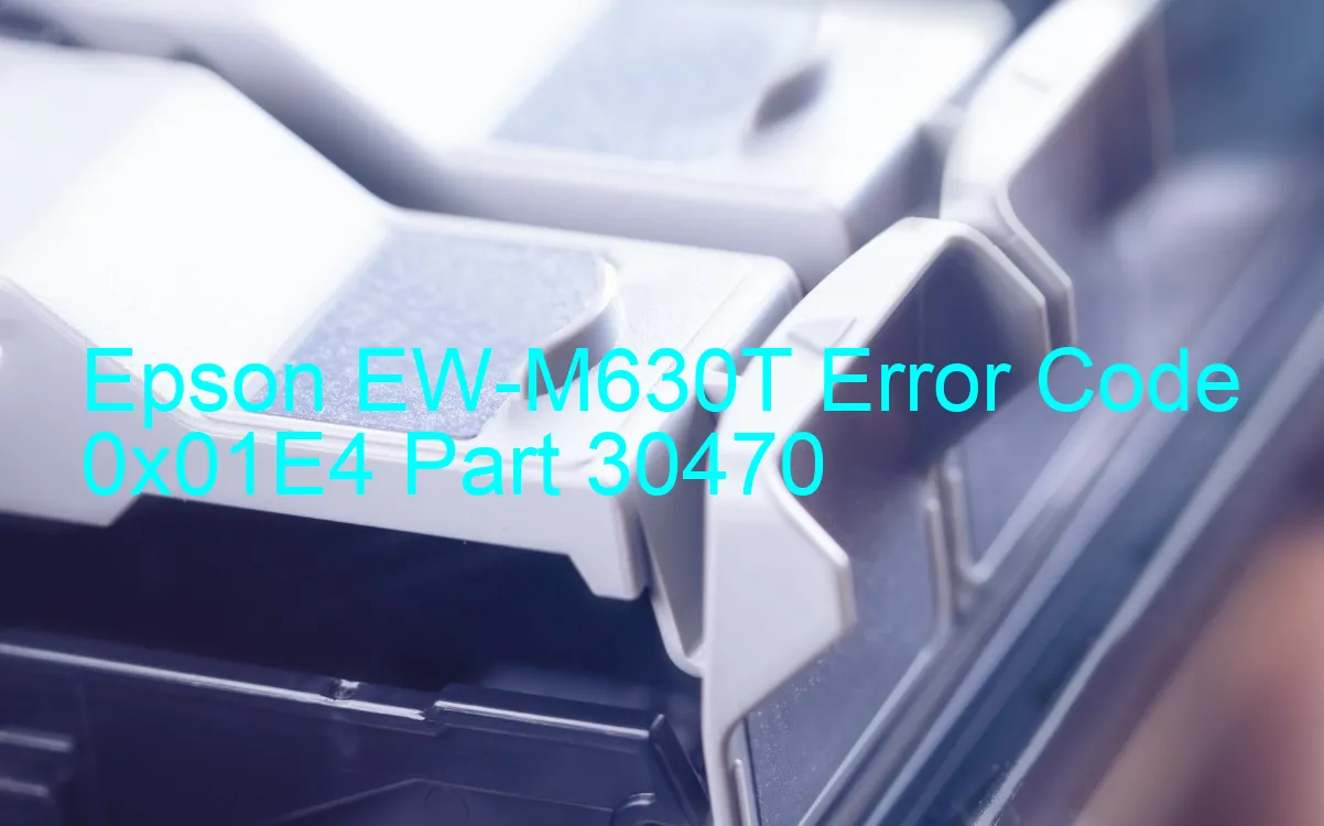 Epson EW-M630T Código de error 0x01E4