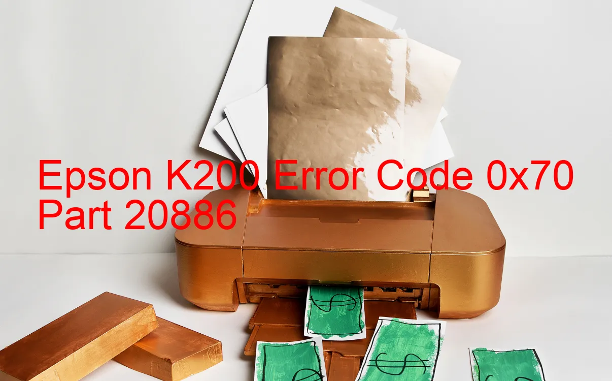 Epson K200 Código de error 0x70