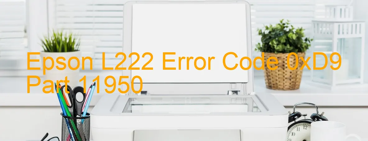 Epson L222 Código de error 0xD9