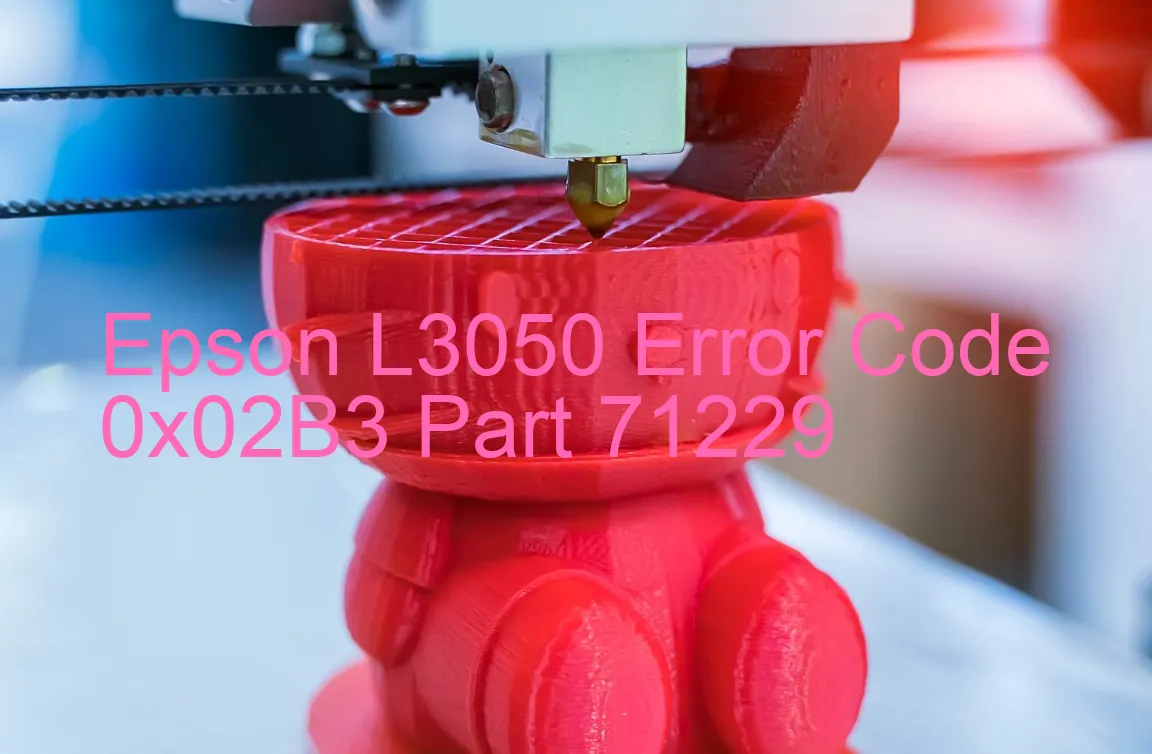 Epson L3050 Código de error 0x02B3