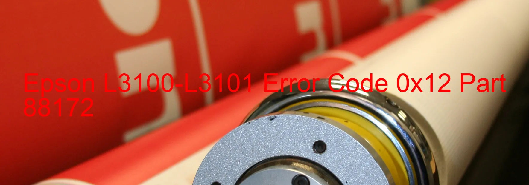 Epson L3100-L3101 Código de error 0x12