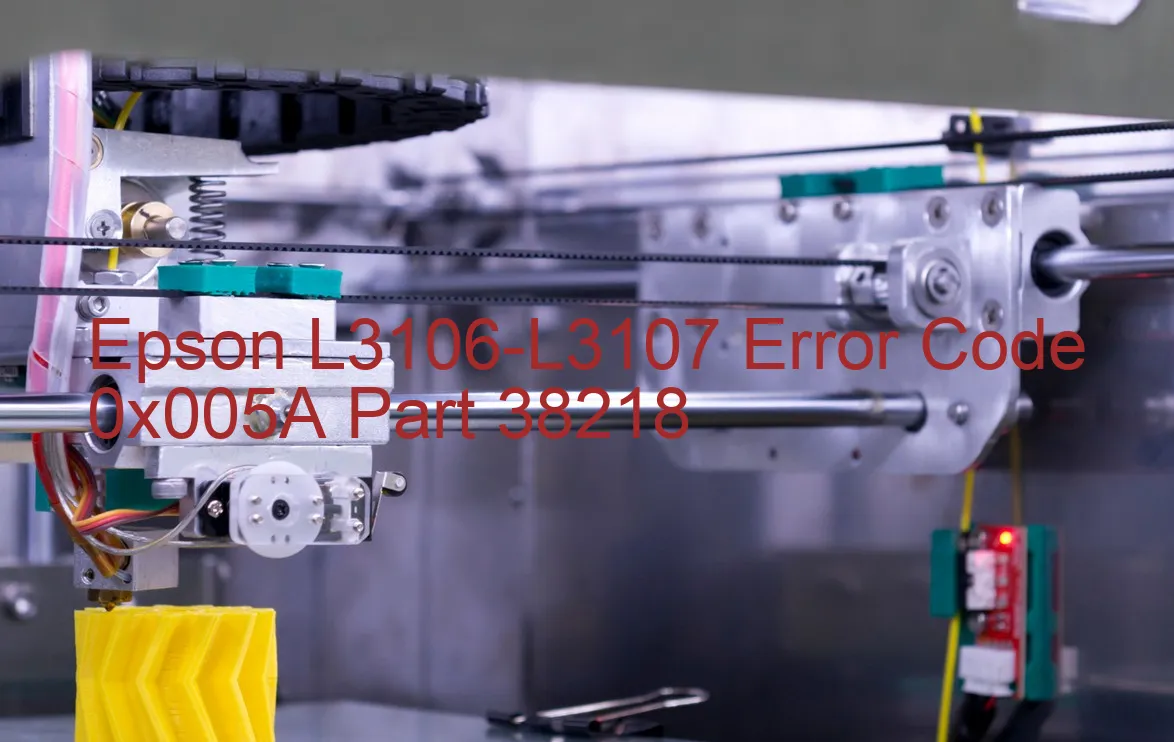 Epson L3106-L3107 Código de error 0x005A