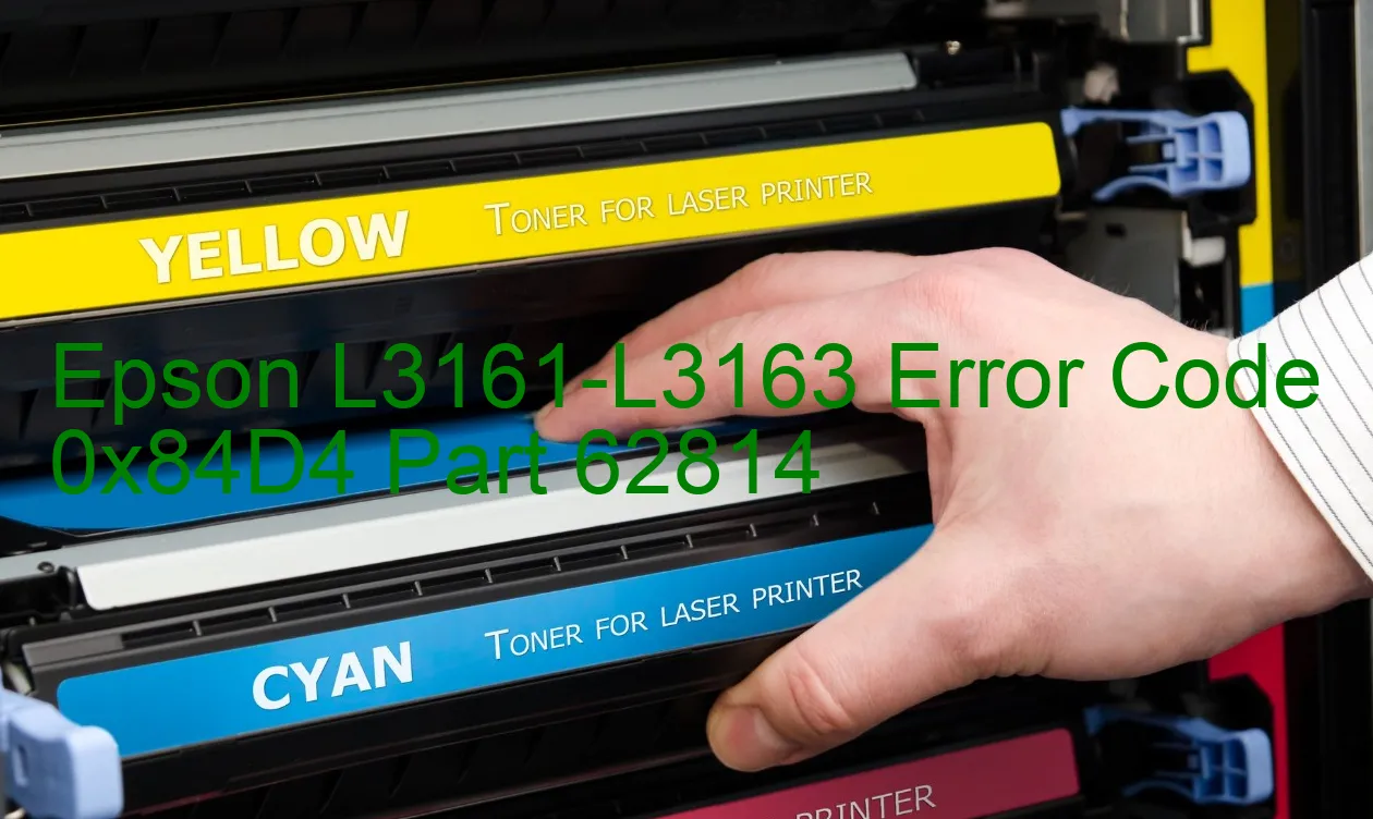 Epson L3161-L3163 Código de error 0x84D4