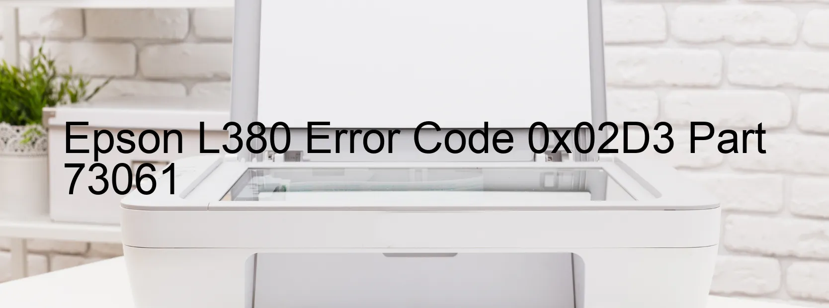 Epson L380 Código de error 0x02D3