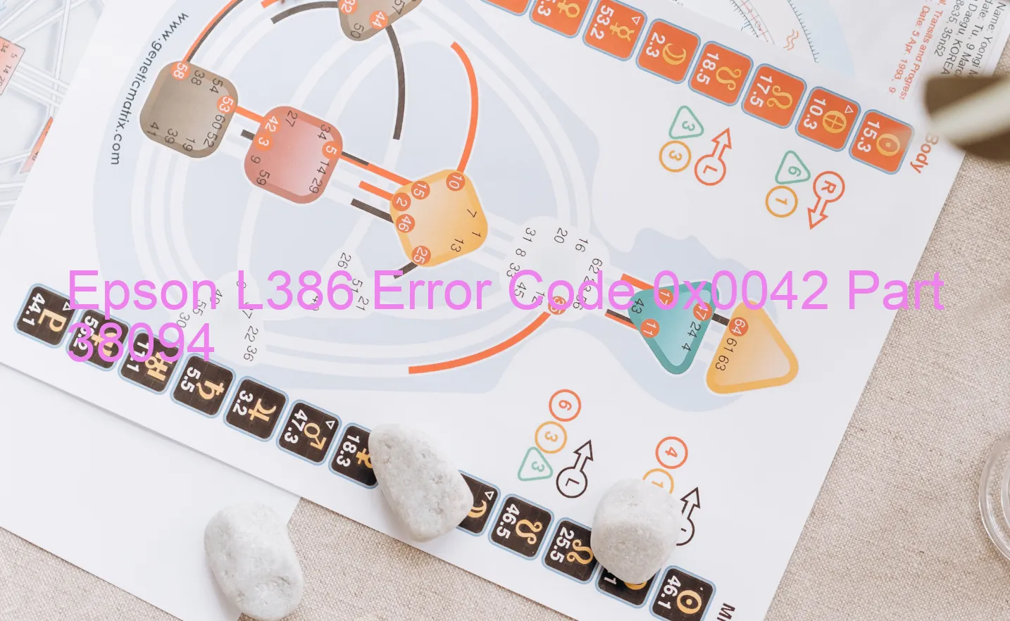 Epson L386 Código de error 0x0042