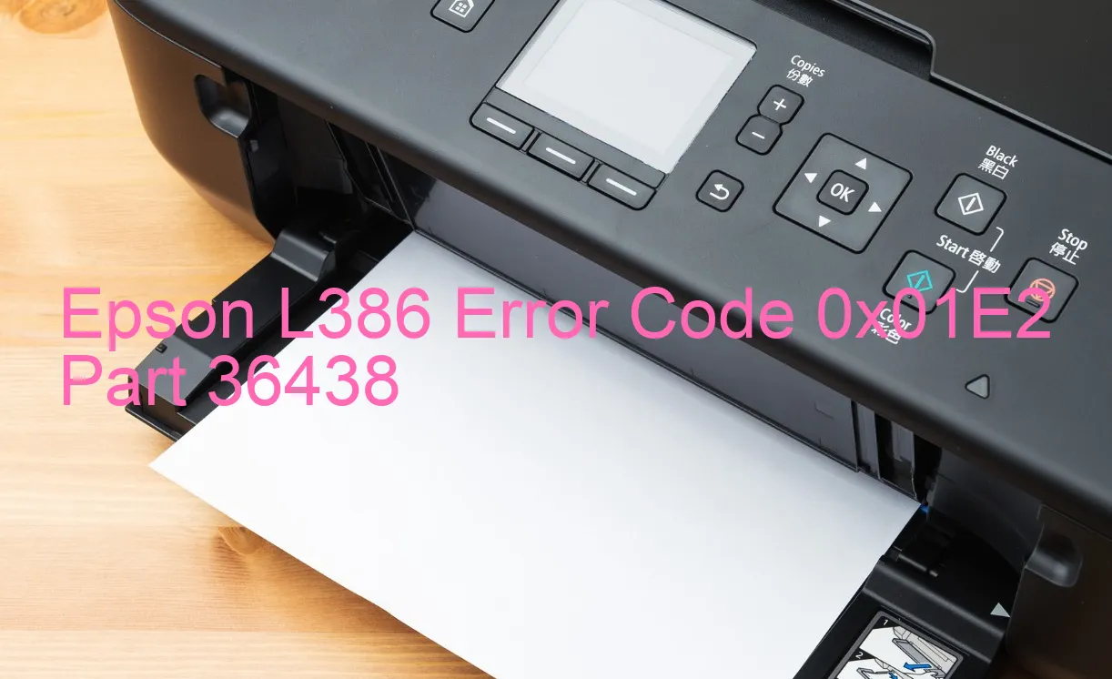 Epson L386 Código de error 0x01E2