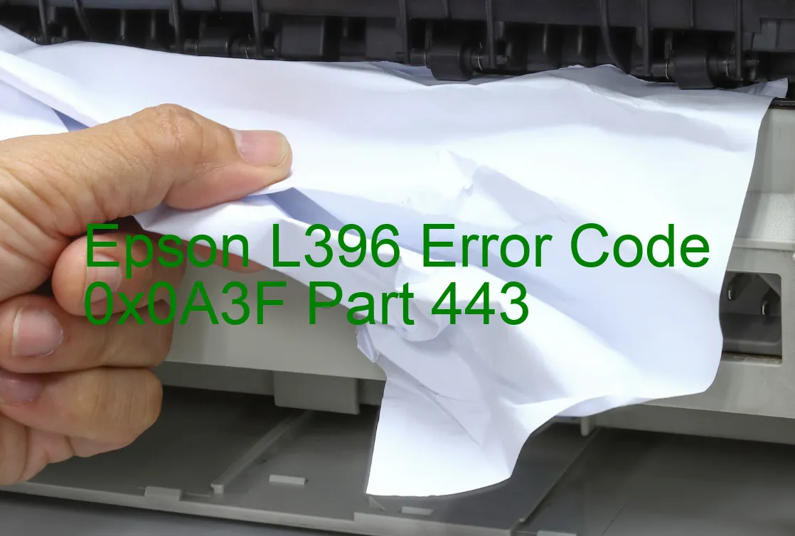 Epson L396 Código de error 0x0A3F