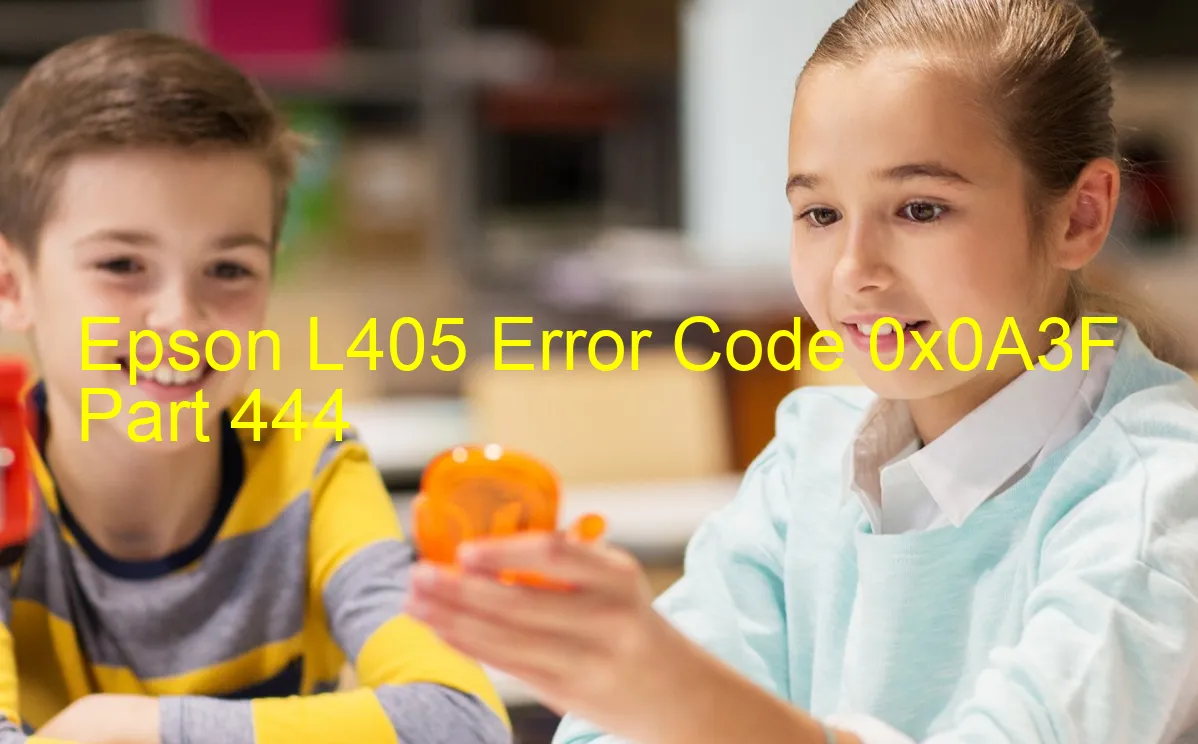 Epson L405 Código de error 0x0A3F