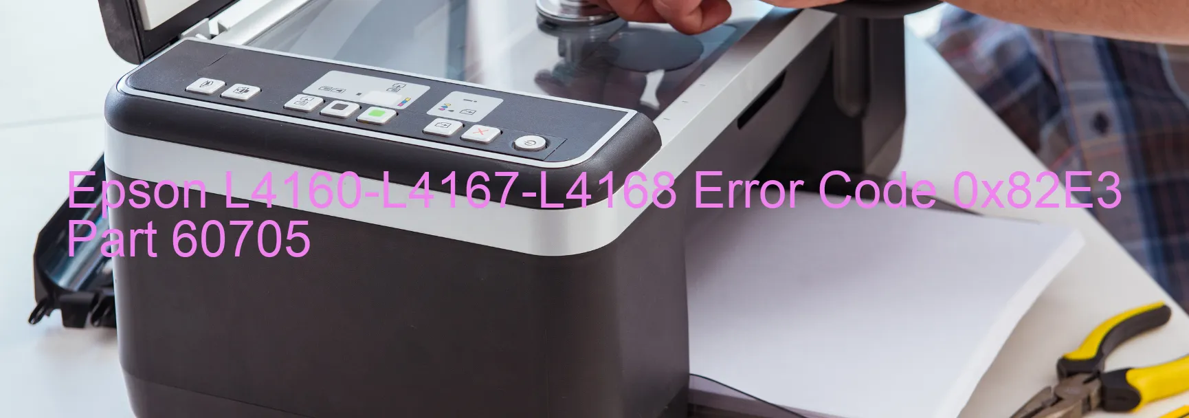 Epson L4160-L4167-L4168 Código de error 0x82E3