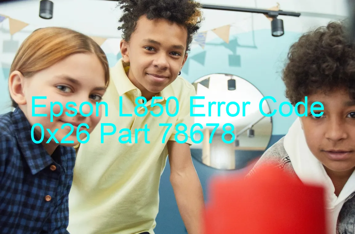 Epson L850 Código de error 0x26