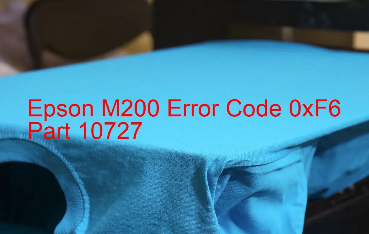 Epson M200 Código de error 0xF6