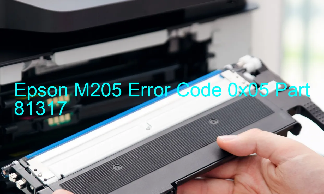 Epson M205 Código de error 0x05