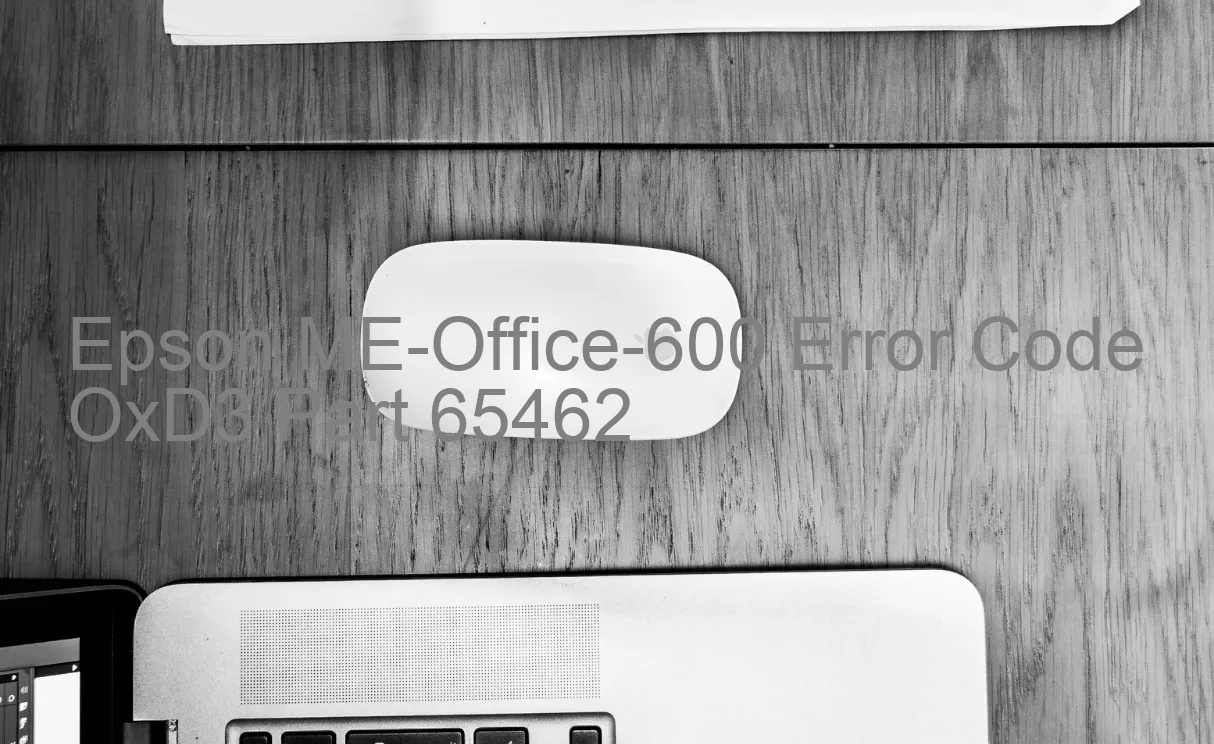 Epson ME-Office-600 Código de error OxD3