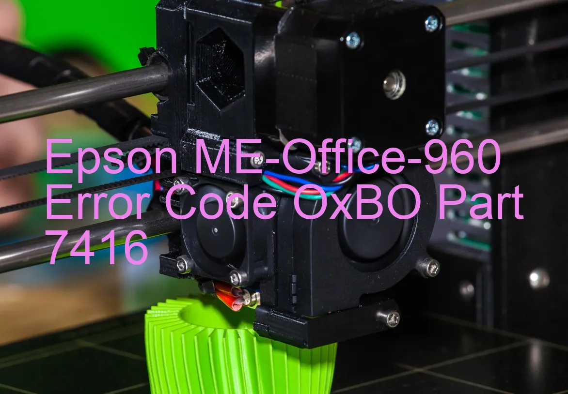 Epson ME-Office-960 Código de error OxBO