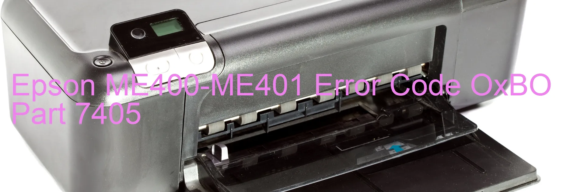 Epson ME400-ME401 Código de error OxBO