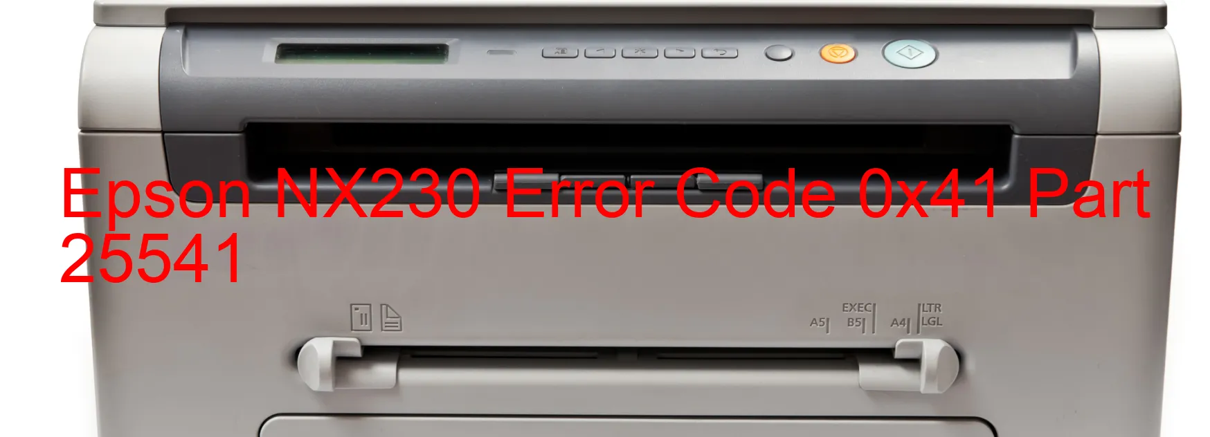 Epson NX230 Código de error 0x41