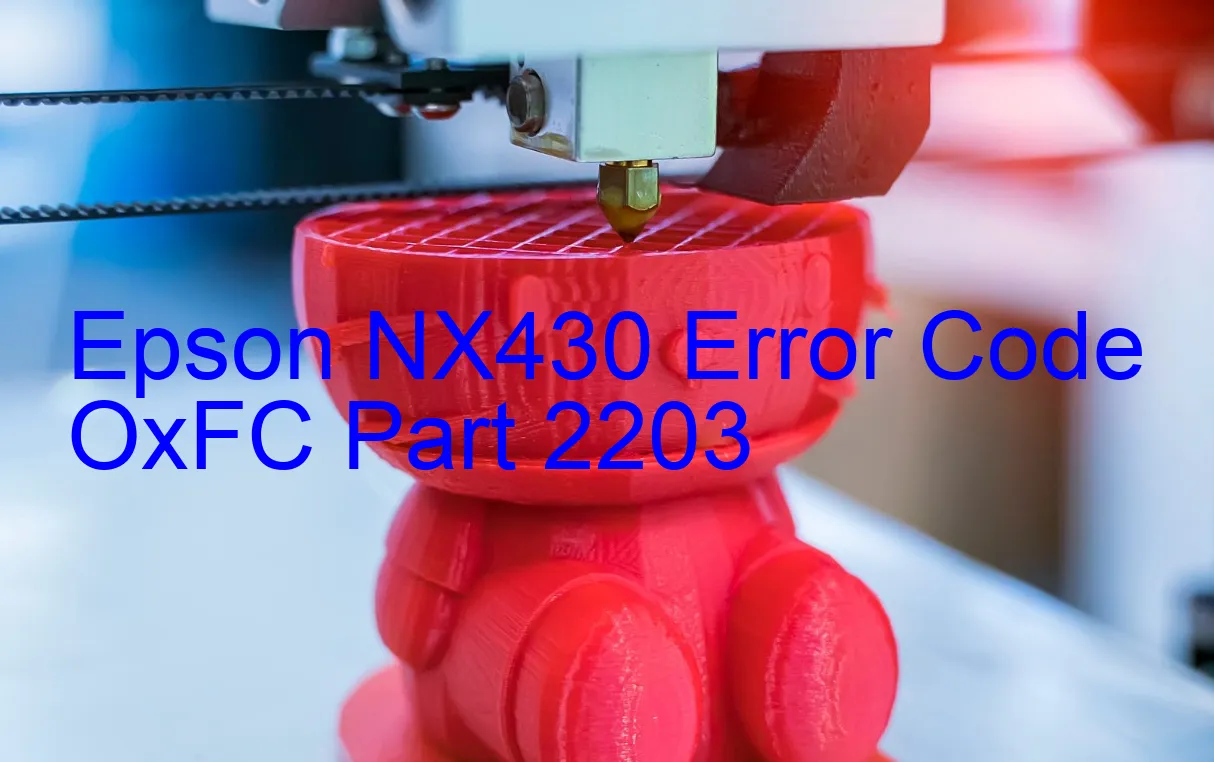 Epson NX430 Código de error OxFC