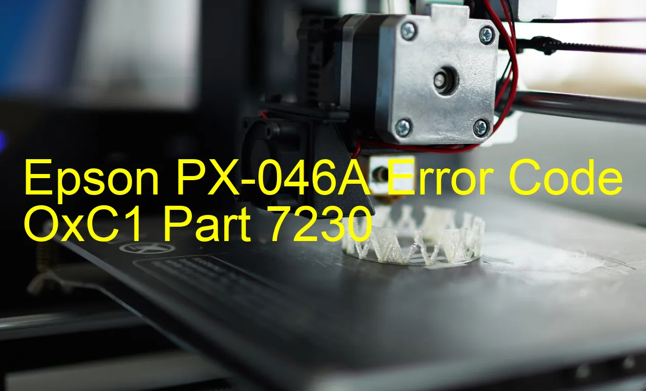 Epson PX-046A Código de error OxC1