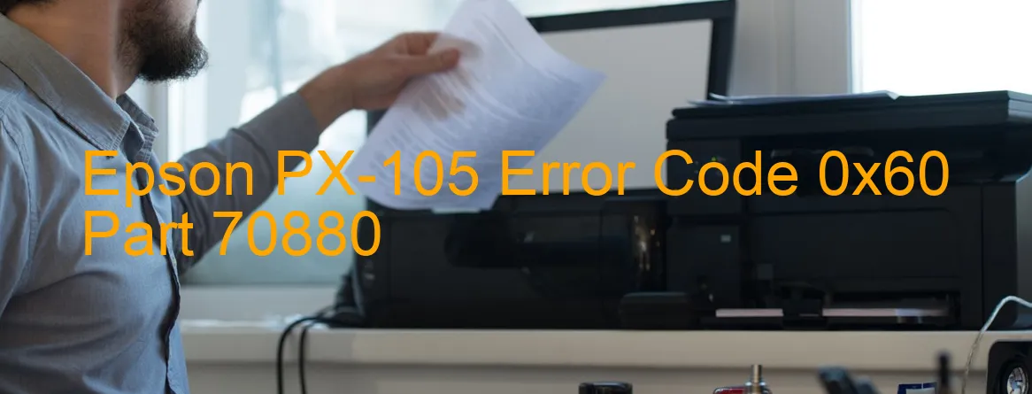 Epson PX-105 Código de error 0x60