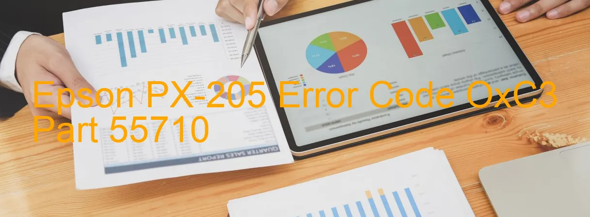 Epson PX-205 Código de error OxC3