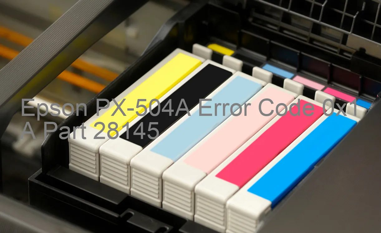 Epson PX-504A Código de error 0x1 A