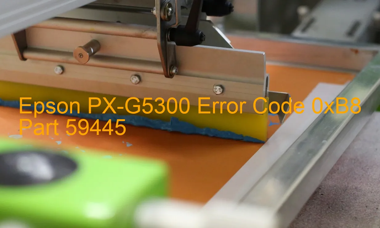 Epson PX-G5300 Código de error 0xB8