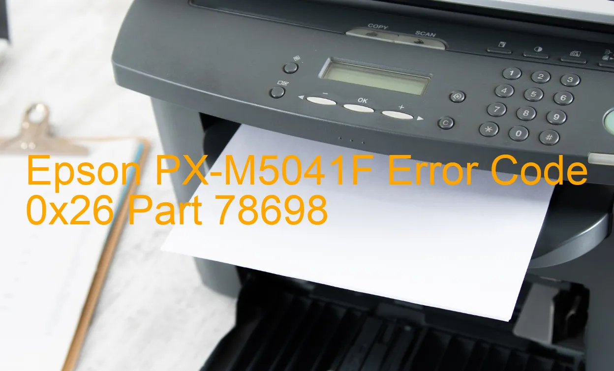 Epson PX-M5041F Código de error 0x26