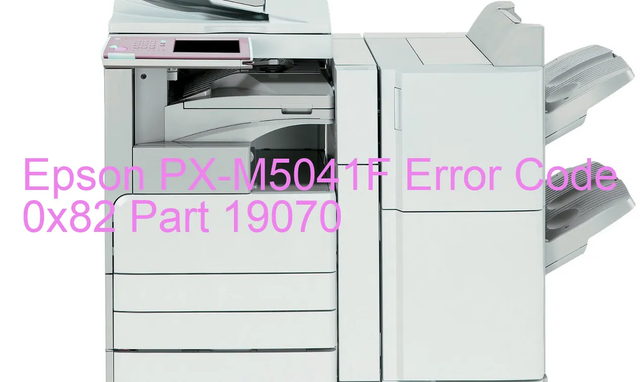 Epson PX-M5041F Código de error 0x82